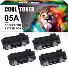 4x Toner Kompatibel für HP LaserJet P2035 P2050 P2055 P2055D P2055DN 05A CE505A
