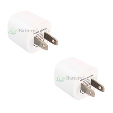 2 HOT NEW USB Home Wall Charger Adapter for Apple iPod Touch 1 2 3 4 5 6 7 GEN