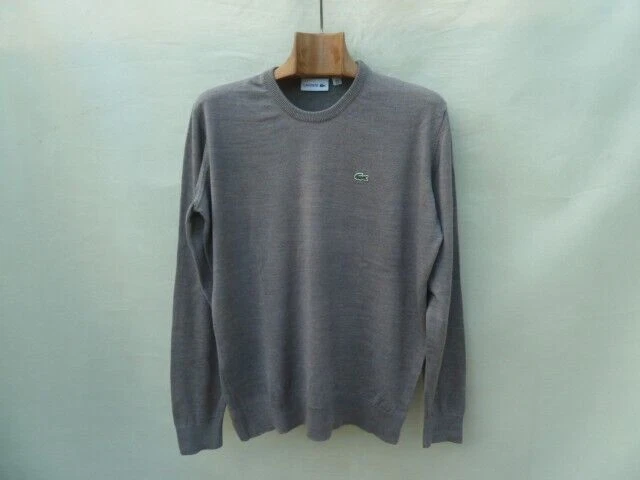 Lacoste grey top crew neck sweater
