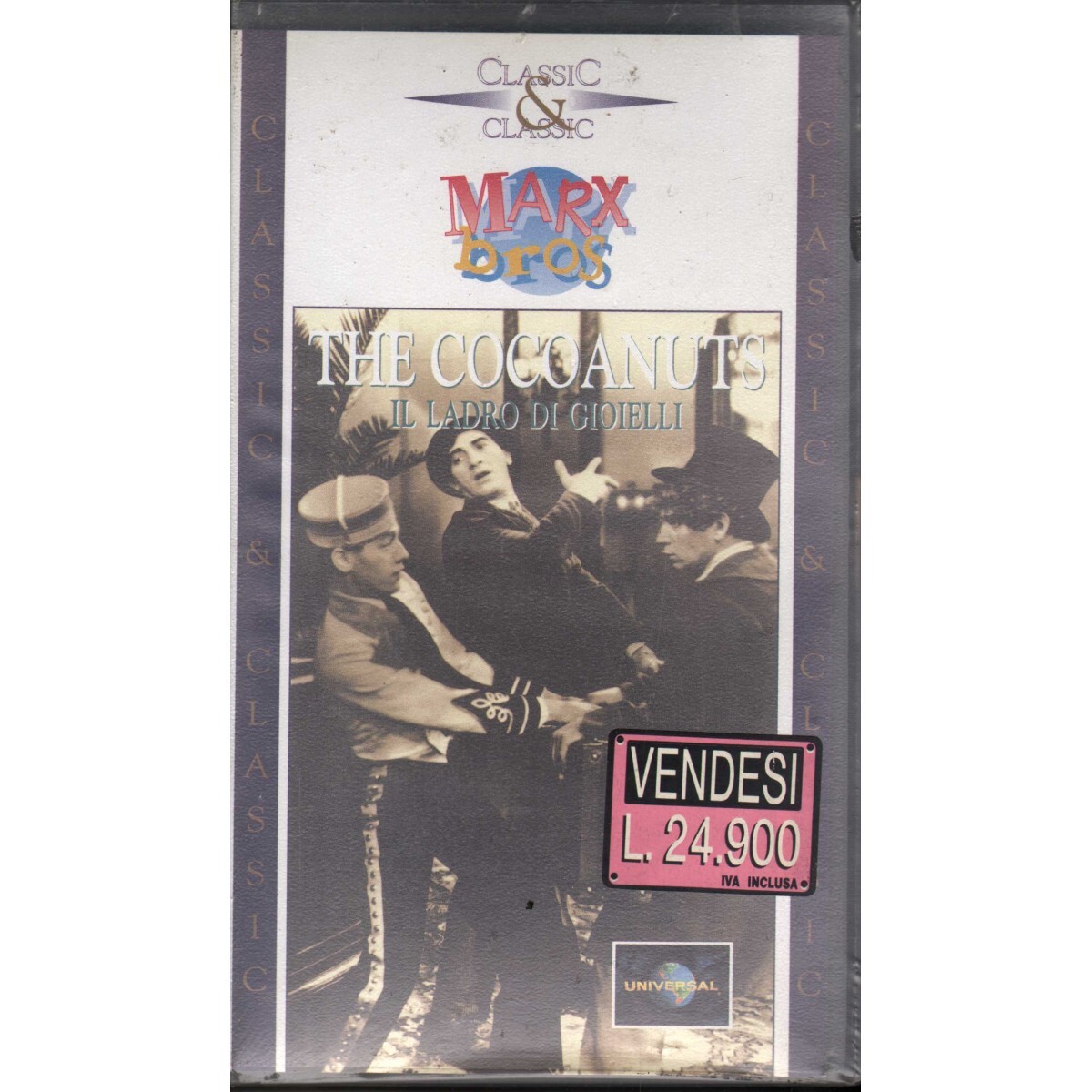 The Cocoanuts - The Jewel Thief VHS Stanley, Florey Univideo - UVS70422 Sigi