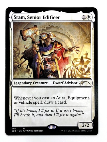 MTG Magic Final Fantasy Firion Swordmaster Sram, Senior Edificer SHOWCASE  FOIL | eBay