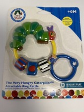 NWT The Very Hungry Caterpillar Attachable Ring Rattle 0M Rare HTF