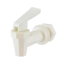 White Plastic Faucet Valve Spigot for Ceramic Glass Dispenser Crock Bottle USA