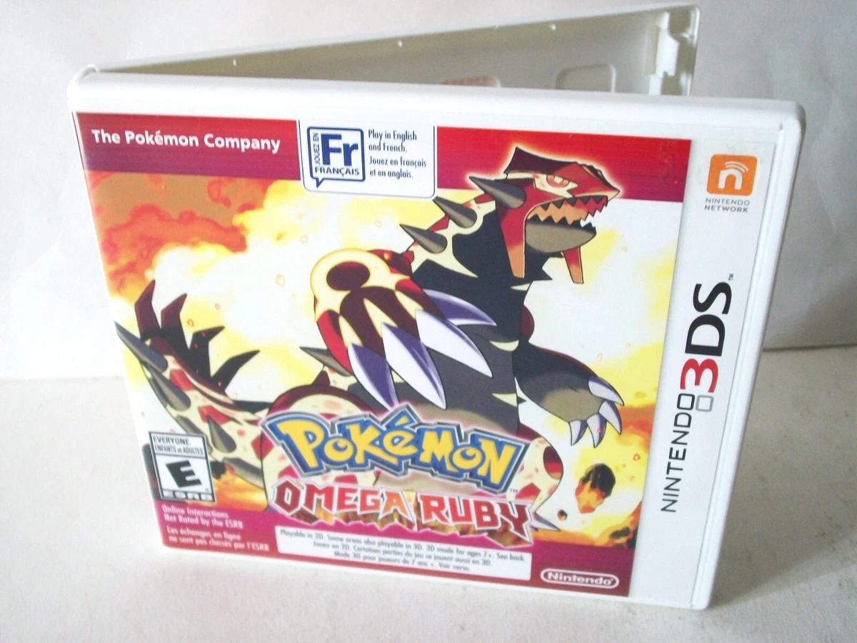 Pokemon Omega Ruby Case Only NO GAME Nintendo 3DS Empty