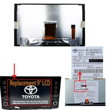 21 22 TOYOTA Camry Replacement 9" LCD Monitor DISPLAY FOR RADIO W OR W OUT GPS