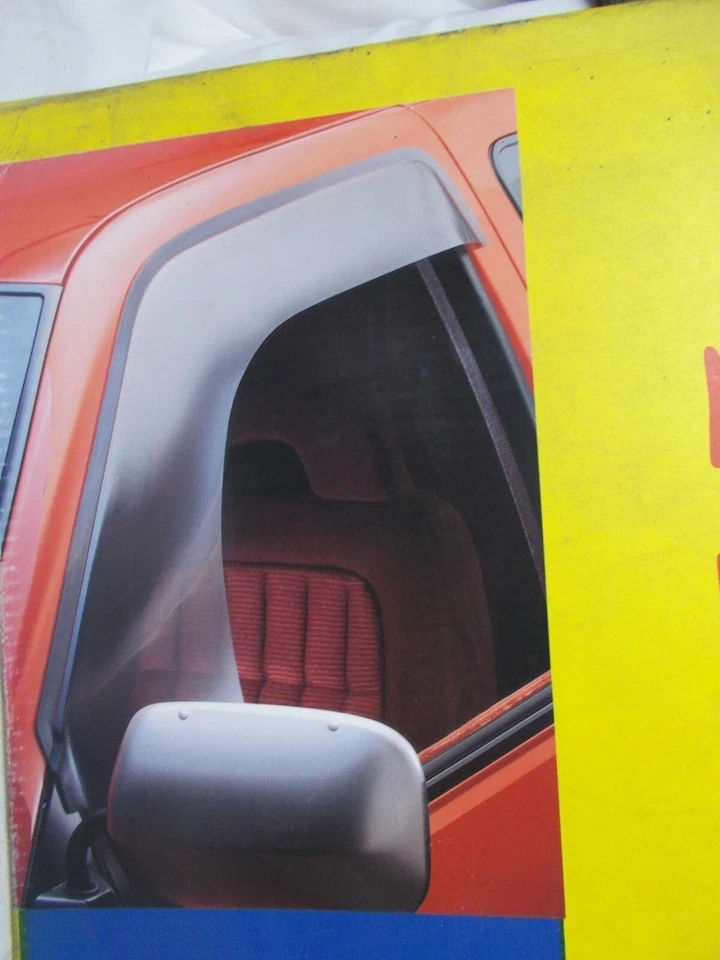 Se adapta a; Honda Pilot ventana delantera aerovisor palo en 2 piezas deflectores de viento 2003-2008 Foto 2 de 3