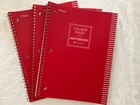 Mead NOTEBOOK COLLEGE RULED 70 pages 3 total Red