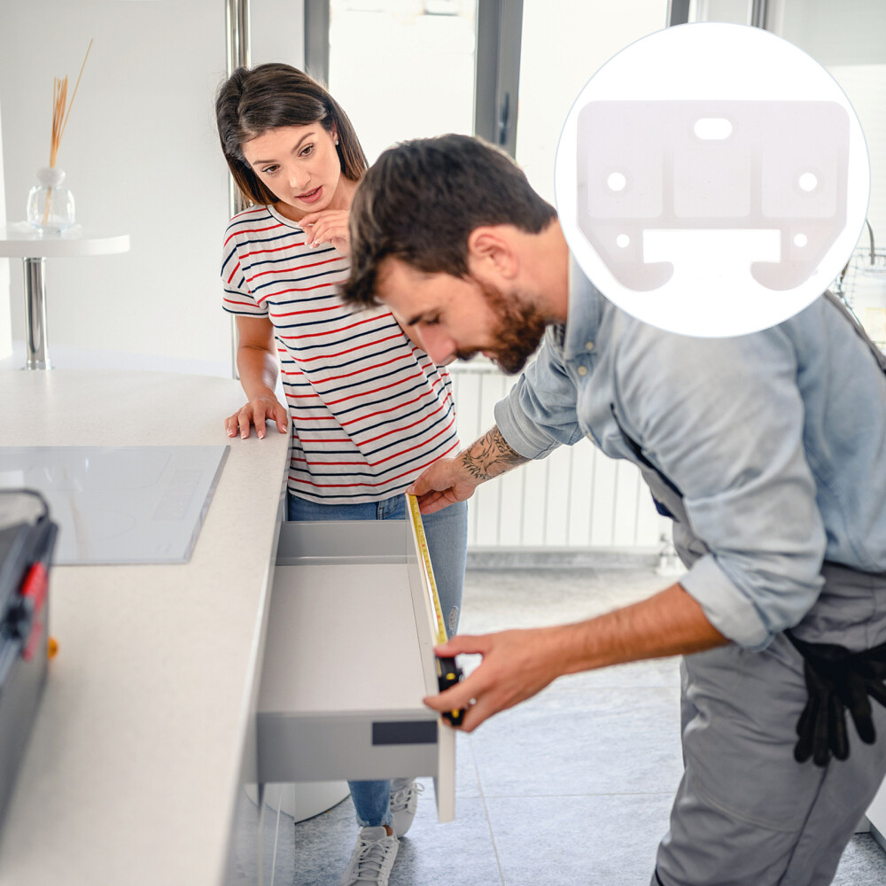 Furniture Drawer Parts Plastic Track Slides Drawer Hutches Guide eBay