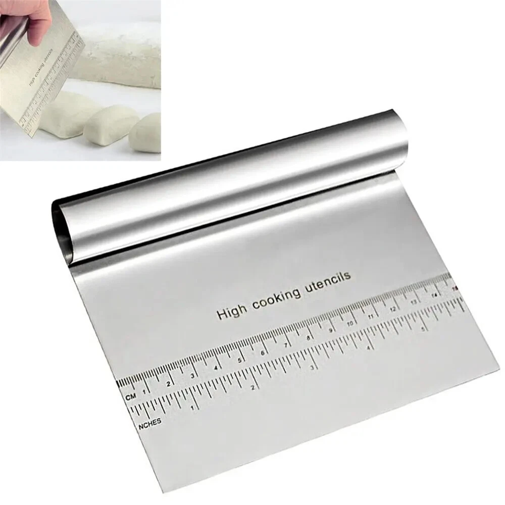 Stainless Steel Multifunctional Measuring Ruler Pizza Dough Cake Separator Knife
Opens in a new wind