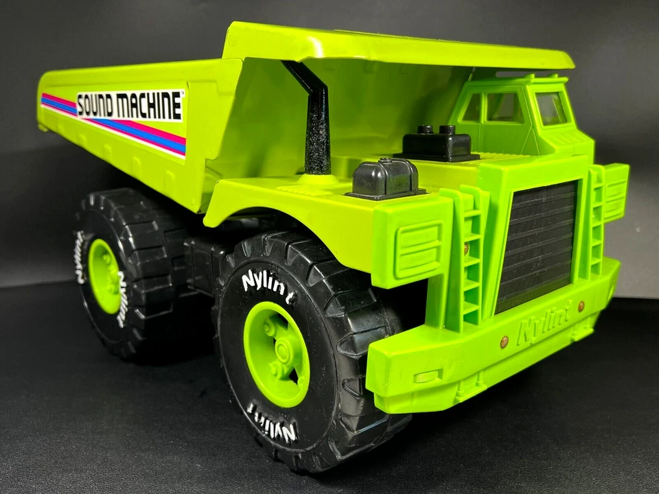 Camión de volteo de juguete Nylint 1991 como nuevo enorme máquina de sonido hombre verde cueva ¡de colección funciona! ! Foto 4 de 4