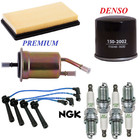 Tune Up Kit Filters Wire Spark Plugs For KIA RIO L4 1.6L 2003 2005