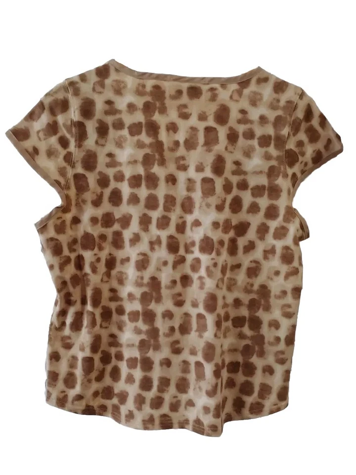 Liz Claiborne Petite 2pc Pant Set Womens Pullover Top L Pants S Drawstring Waist - Image 3 of 4