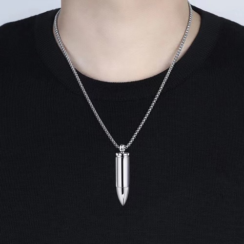 Kugelhalskette Anhänger Halskette für Männer Frauen Urne Einäscherung Memorial Schmuck - Bild 4 von 7