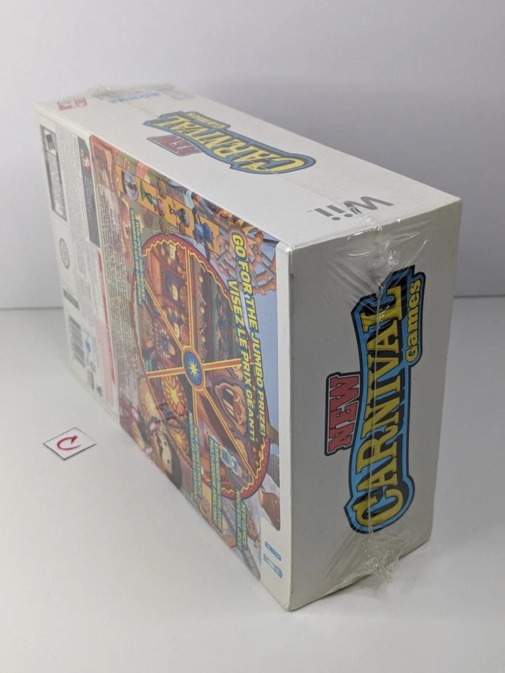 *Sealed* New Carnival Games (Nintendo Wii, 2010) Big Box CIB Wii MotionPlus - Image 3 of 4