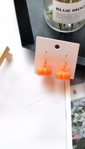 Pumpkin Earrings for Halloween Fall- Autumn- Cute Earrings Spooky Pumpkin - 第 1/5 張圖片