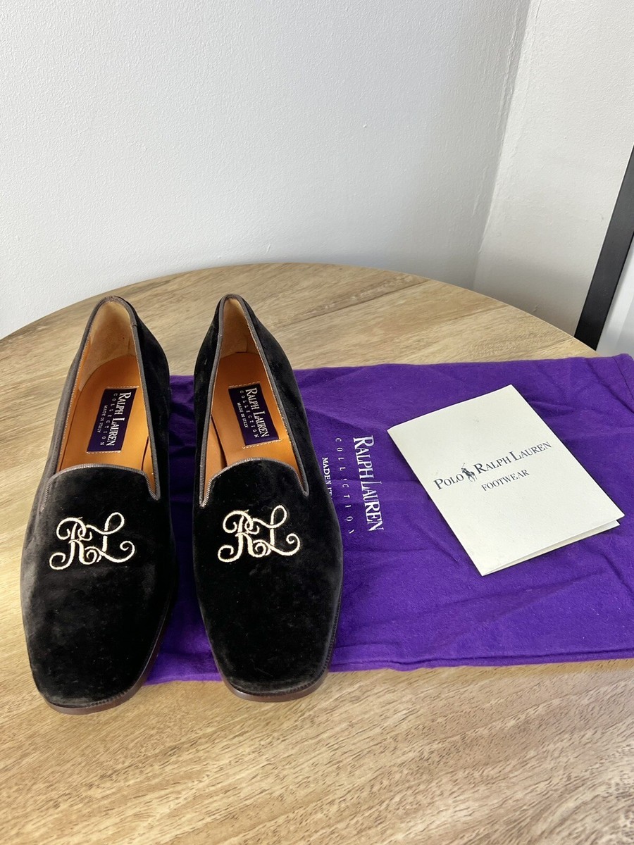 Ralph Lauren Brown Loafers with Purple Monogram Ralph Lauren Purple Label Loafers - SoPicks main image 2