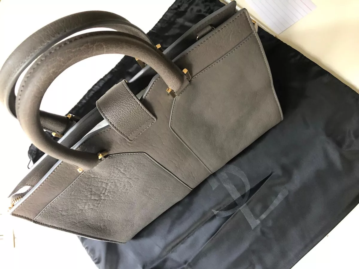 Yves Saint Lauren YSL Iconic Y Cabas Chyc Tote Handbag in Grey eBay