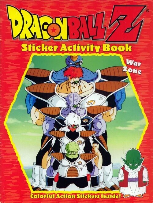 Rare Dragon Ball Z Sticker Pagevintage Stickersdragon Ball Z 