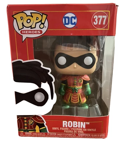 Funko POP! DC Comics Super Heroes ROBIN CHASE VERISON Hooded #377
