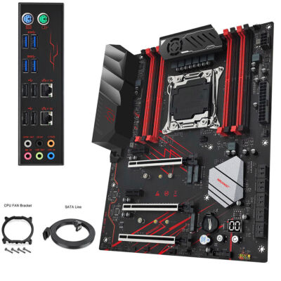 X99 MR9D Motherboard LGA 2011-3 SLOT For E5 V3 V4 CPU DDR4 RAM NVME M.2 USB 3.0