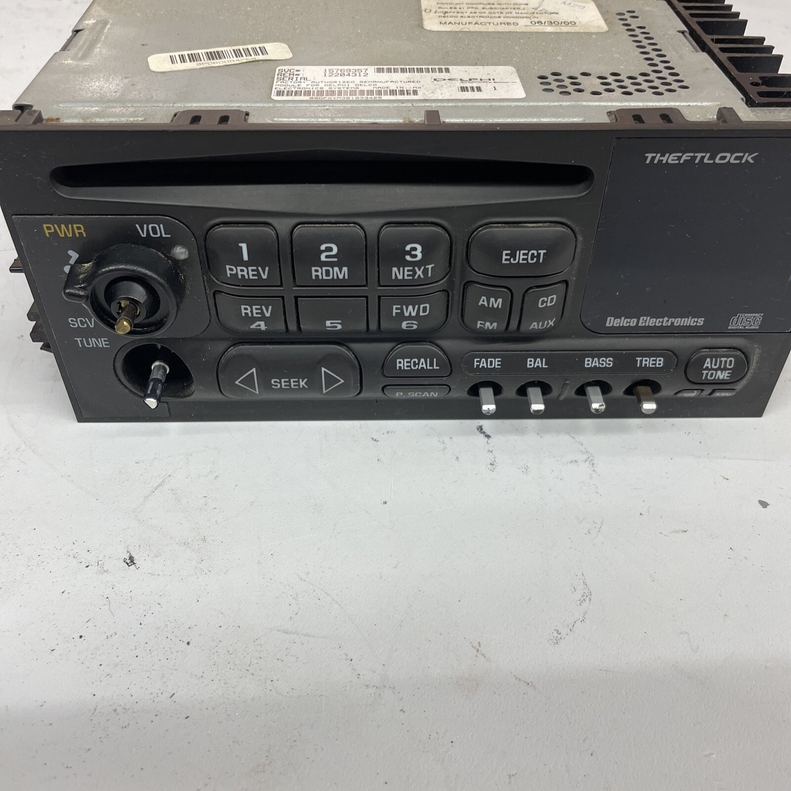 1995 2002 GMC Yukon Sierra Chevy Silverado Tahoe AM FM Radio CD Player