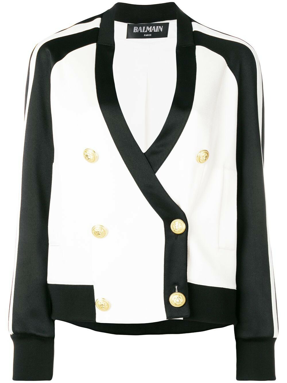 NWT Balmain double breasted bomber jacket Size 42 $3950 image 4