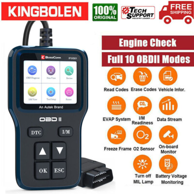 Car Check Engine Diagnostic Scanner Auto OBD2 CAN EOBD Fault Code Reader Tool