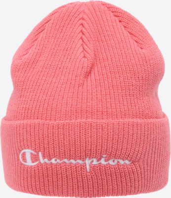 New CHAMPION BEANIE HAT Pink Ribbed