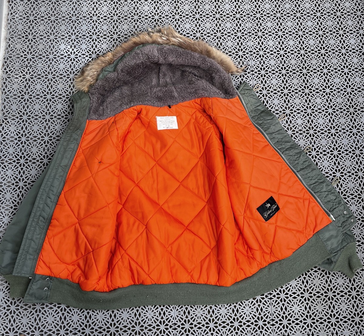 Vintage GOLDEN FLEECE Spiewak & Sons Type N-5A Fur Hood Vintage GOLDEN FLEECE Spiewak & Sons Type N-5A Fur Hood
