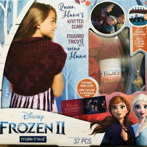 Make It Real Disney Frozen Queen Iduna's Knitted Scarf DIY Arts