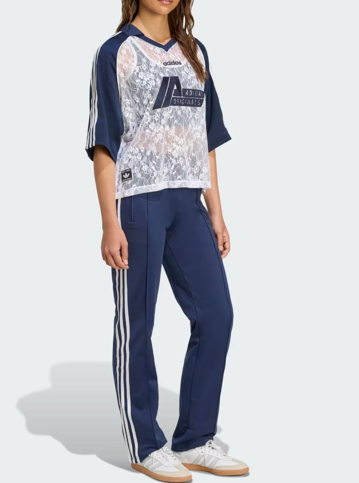 adidas Originals Lace Jersey Women's Lifestyle Top Casual T-Shirt