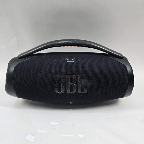 Broken JBL Boombox 3 Portable Bluetooth Party Speaker JBLBOOMBOX3BLKAM READ