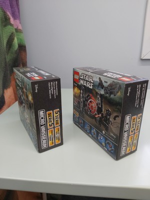 LEGO 75193 & 75194 Star Wars Millennium Falcon Tie Fighter