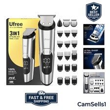 All-in-One Waterproof Grooming Kit for Men: Beard, Body, Mustache Trim