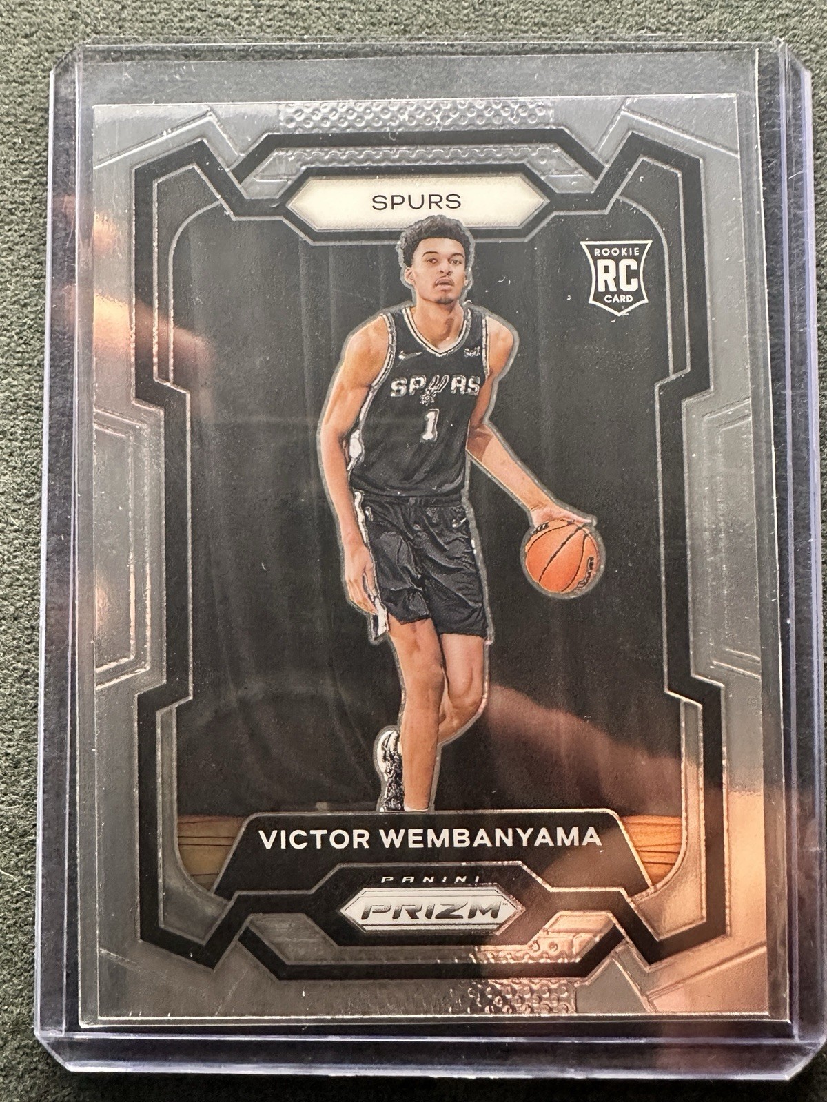 Panini 2023-24 Prizm Victor Wembanyama Spurs Rookie Base Set #136