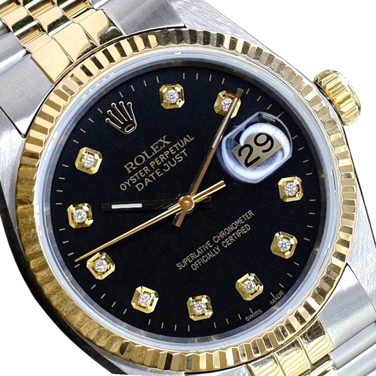 Rolex Datejust Two-Tone 18KY Gold Steel