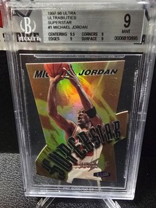 1997-98 Ultra Ultrabilities Superstar MICHAEL JORDAN #1 BGS 9 MINT