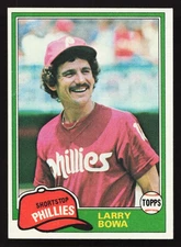 1981 Topps #120 Larry Bowa Philadelphia Phillies **OC** QTY