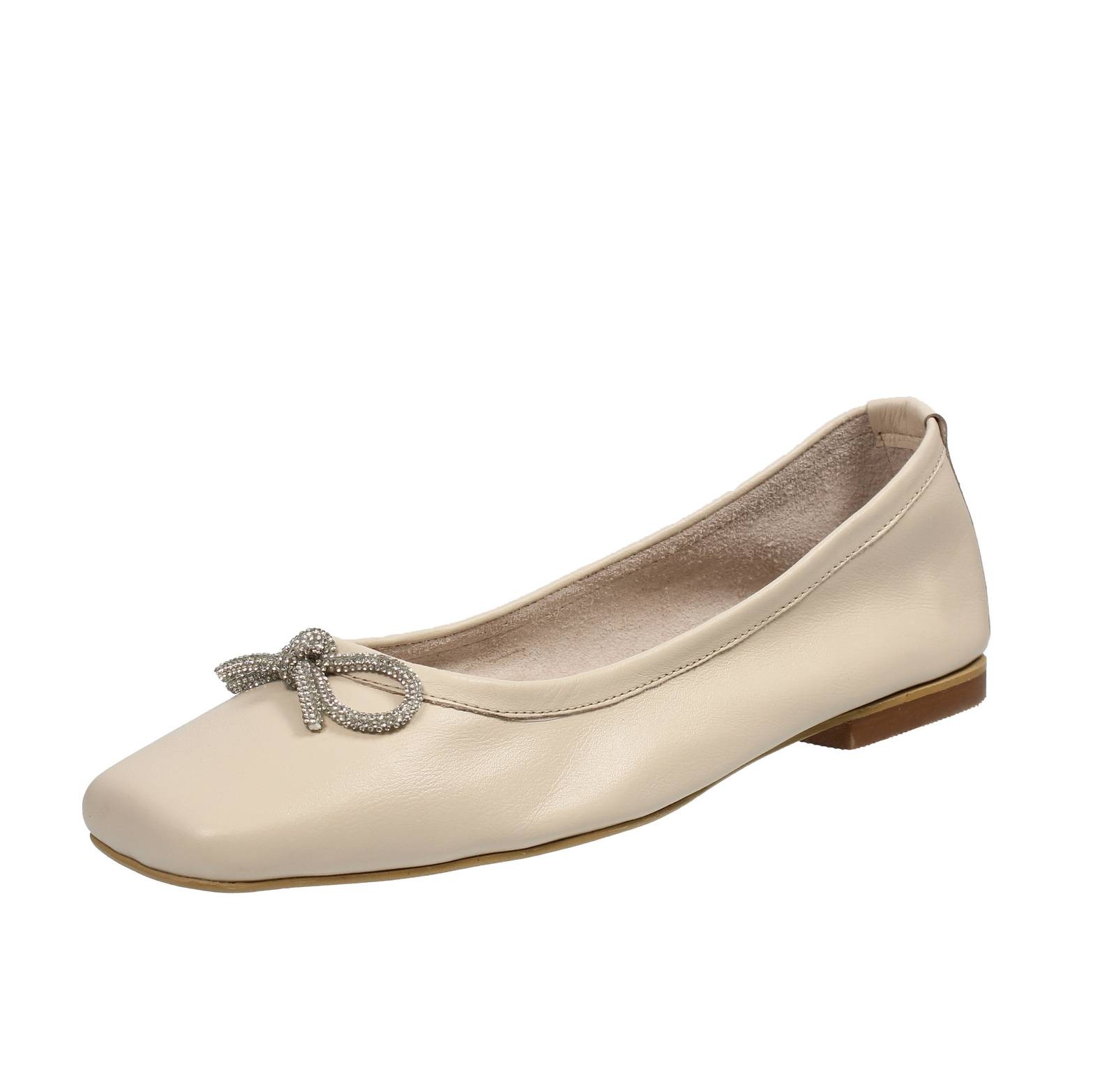 Aria Ballerinas Leder beige - Größe 36 Damenschuhe Ballerinas und Halbschuhe