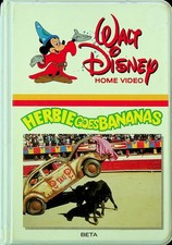Walt Disney Herbie Goes Bananas Betamax Videocassette G NTSC 93 Min