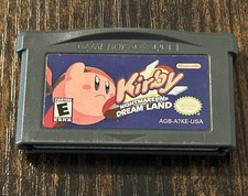 Kirby Nightmare in Dream Land Nintendo Game Boy Advance Authentic Cartridge GBA