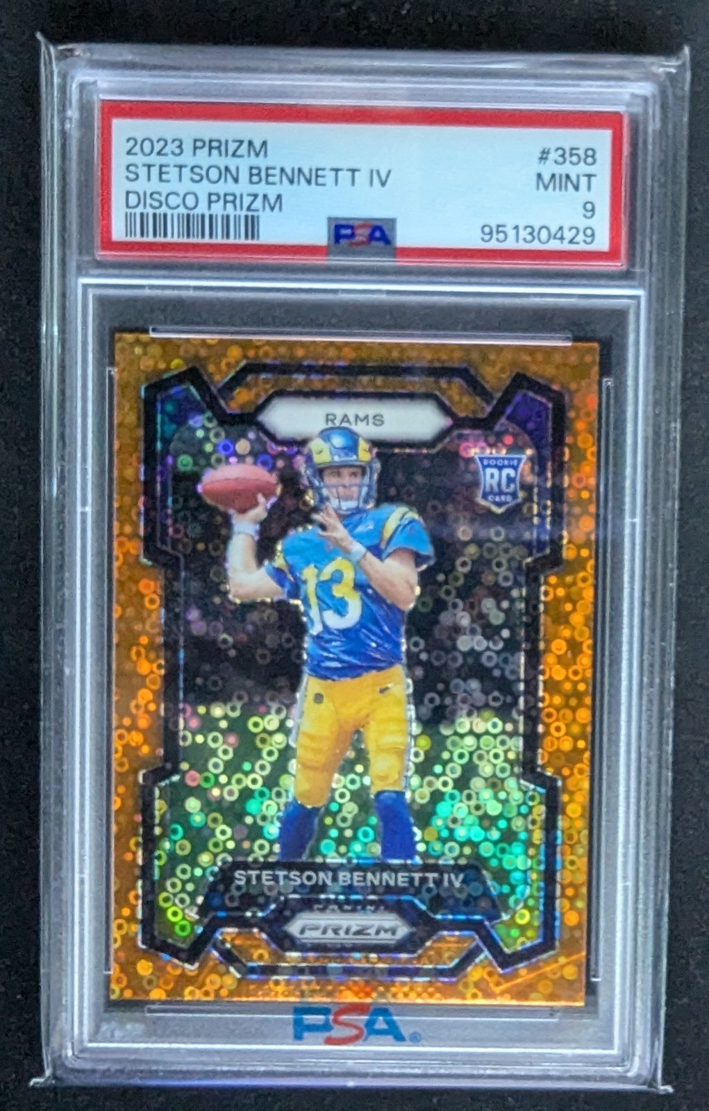 2023 Prizm Stetson Bennett Disco #358 PSA 9