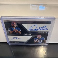 Panini 2025 Prizm Black Dual Autograph Doug Flutie Eric Moulds Bills