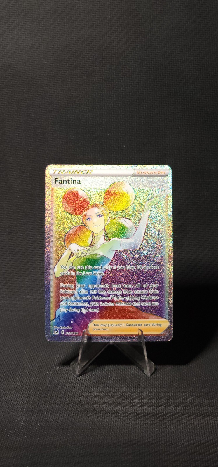 Pokemon Fantina (Secret) 206/196 Swsh11: Lost Origin Holo NM