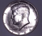 1964 90% Silver JFK Kennedy Half Dollar Brilliant Uncirculated (BU)