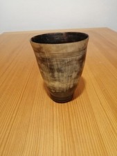 Bicchiere Etnico In Corno Di Bue Di Produzione Etiopia Del 900