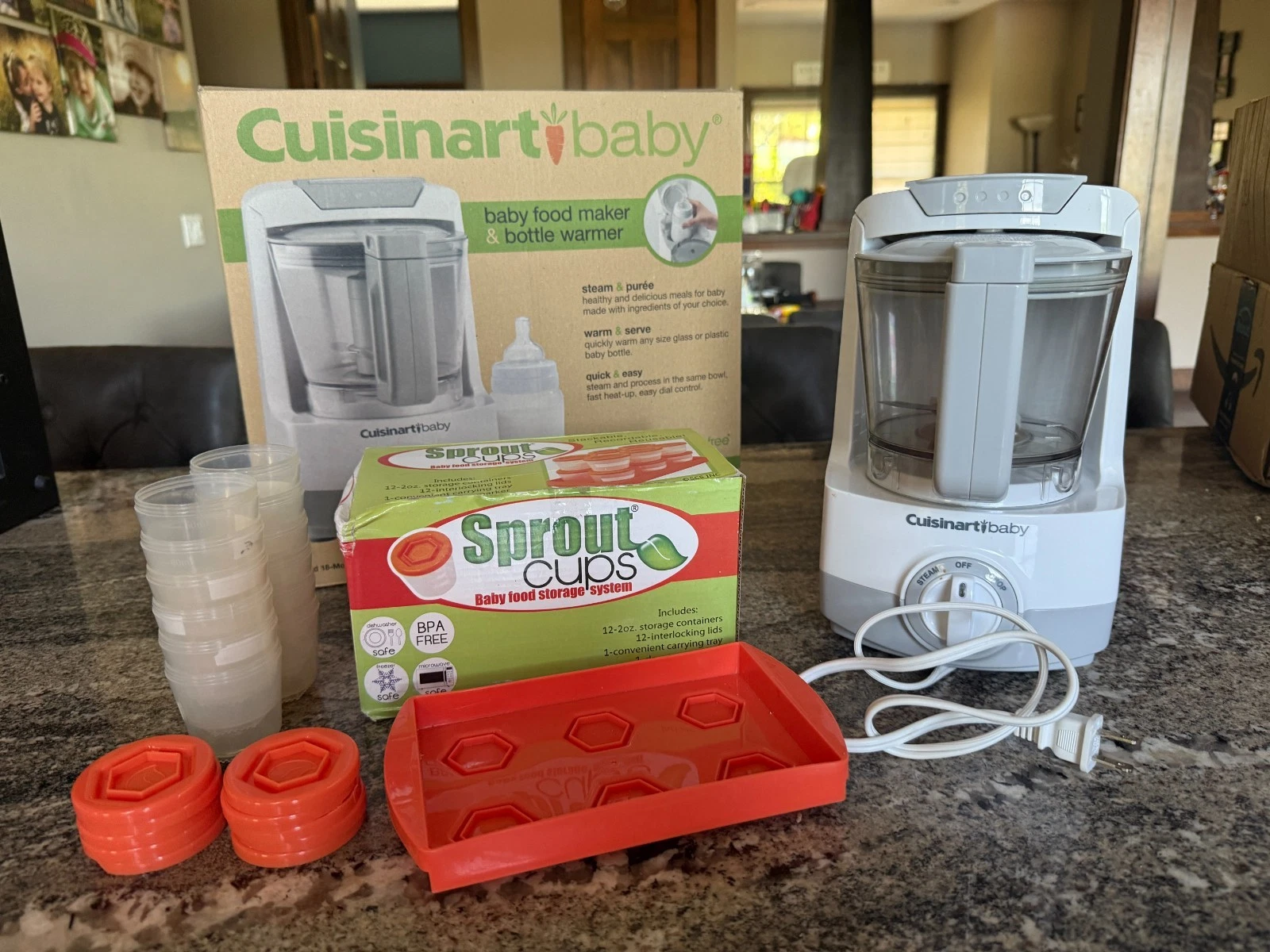 Cuisinart Baby Food Maker & Bottle Warmer w/ Food Storage Containers
