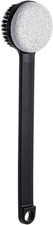Pumice Stone for Feet and Shower Brush with Long Handle 14", Hard Skin Callus Re