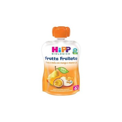 Frutta Frullata Pera Mela Mango Maracuja HiPP Biologico 90g