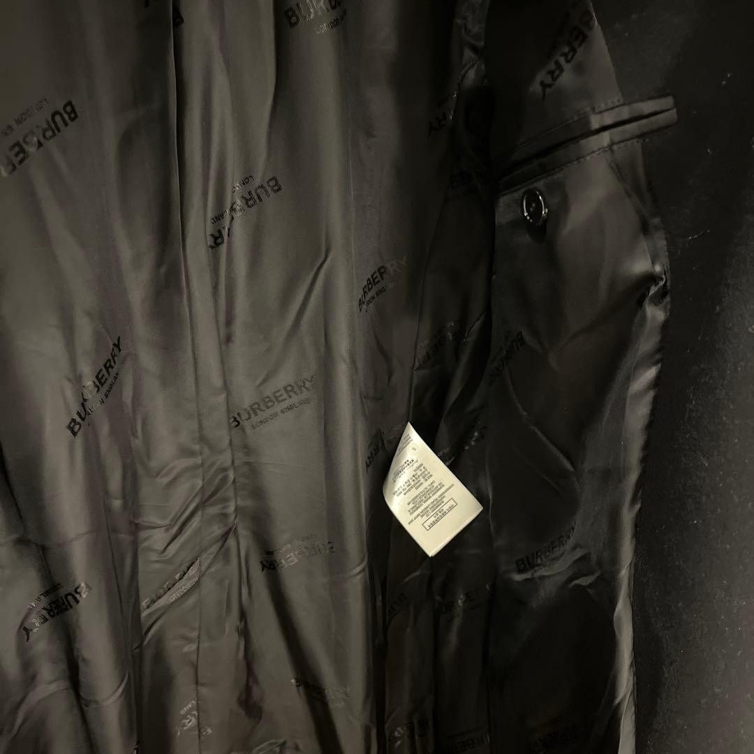 Burberry Chesterfield Coat, Black, Men's, Size M  thumbnail 4